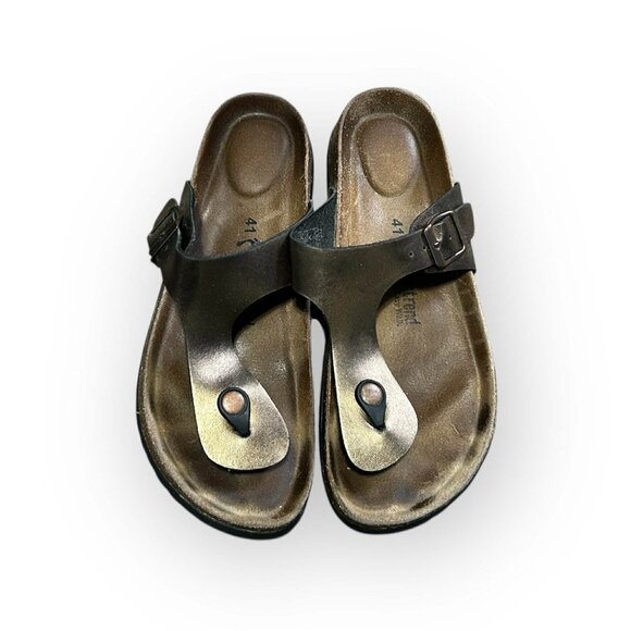 Powertrend Brown Toe Post Sandals | Women’s 10 or 41 - Picture 1 of 3